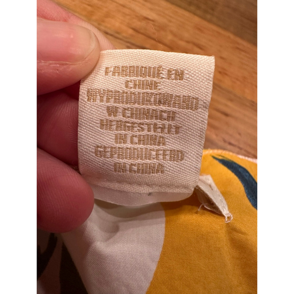 Women's Cynthia Rowley Mini Dress M Blue Yellow Floral - Picture 7 of 12